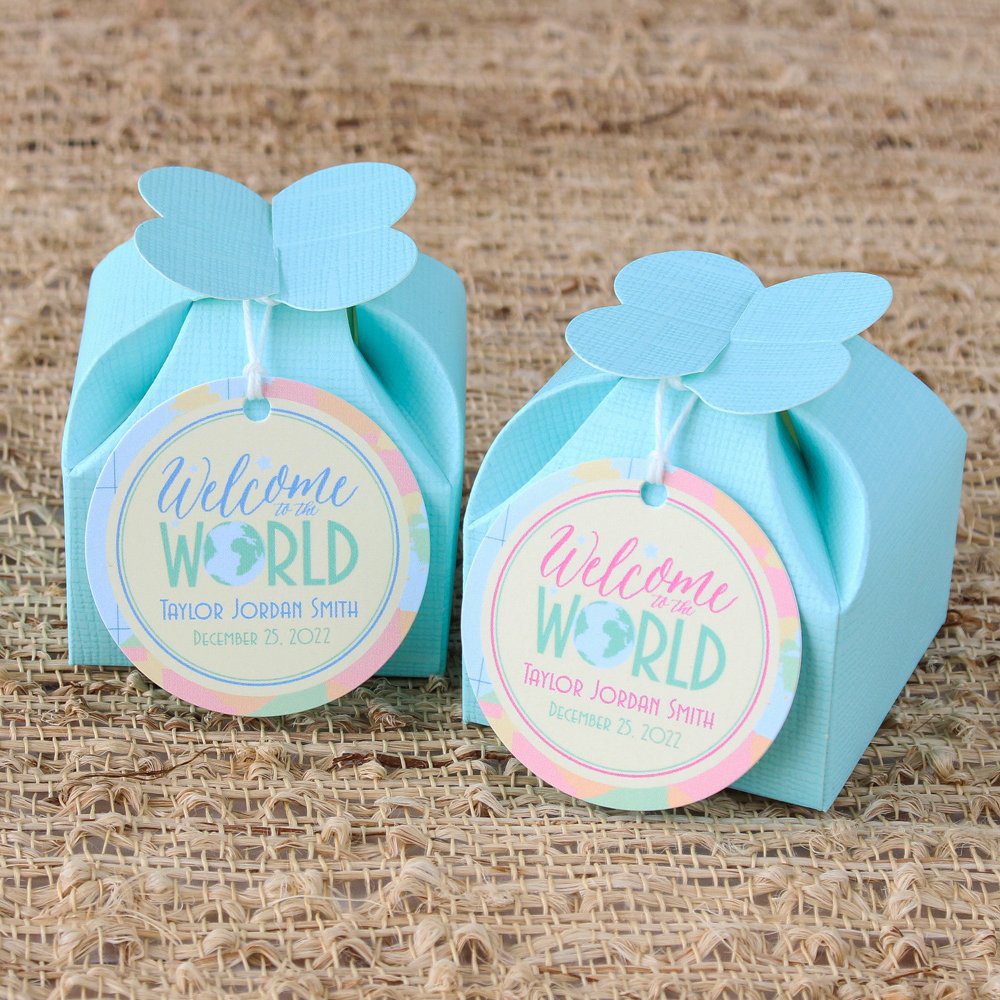 Gifts Guests Baby Shower  Baby Shower Tags Personalized - Party