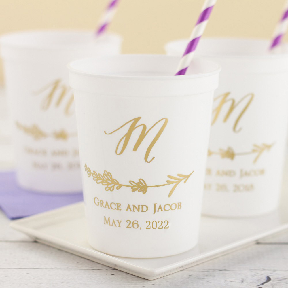 Personalized Plastic Birthday Party Stadium Cups