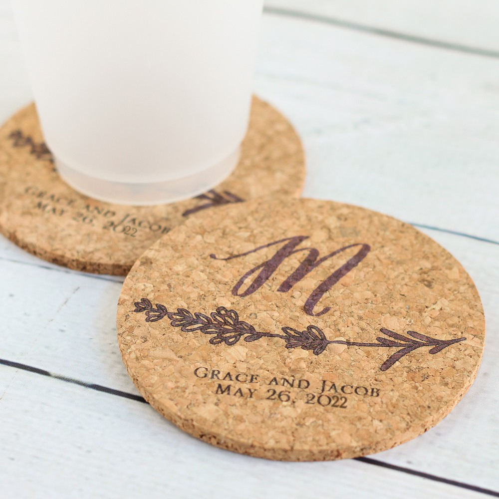 Custom Cork Coasters, Personalized Cork Coasters