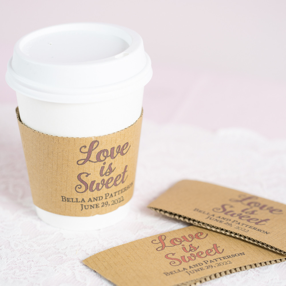 Custom Coffee Cup Sleeves - Printed Coffee Sleeves