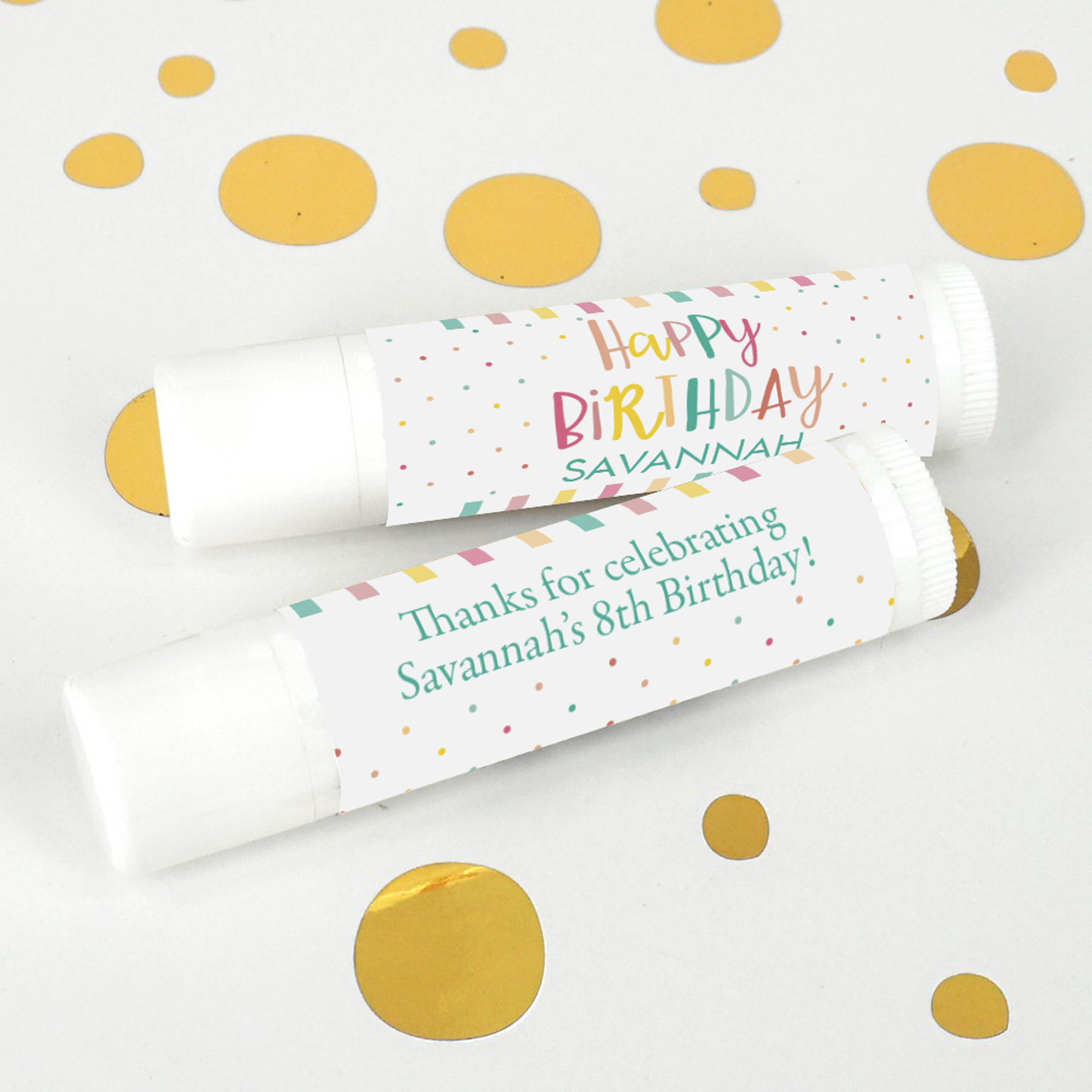 Personalized Lip Balm Favors, Custom Balm, Birthday Chapstick, Party Favor,  Kids - Yahoo Shopping