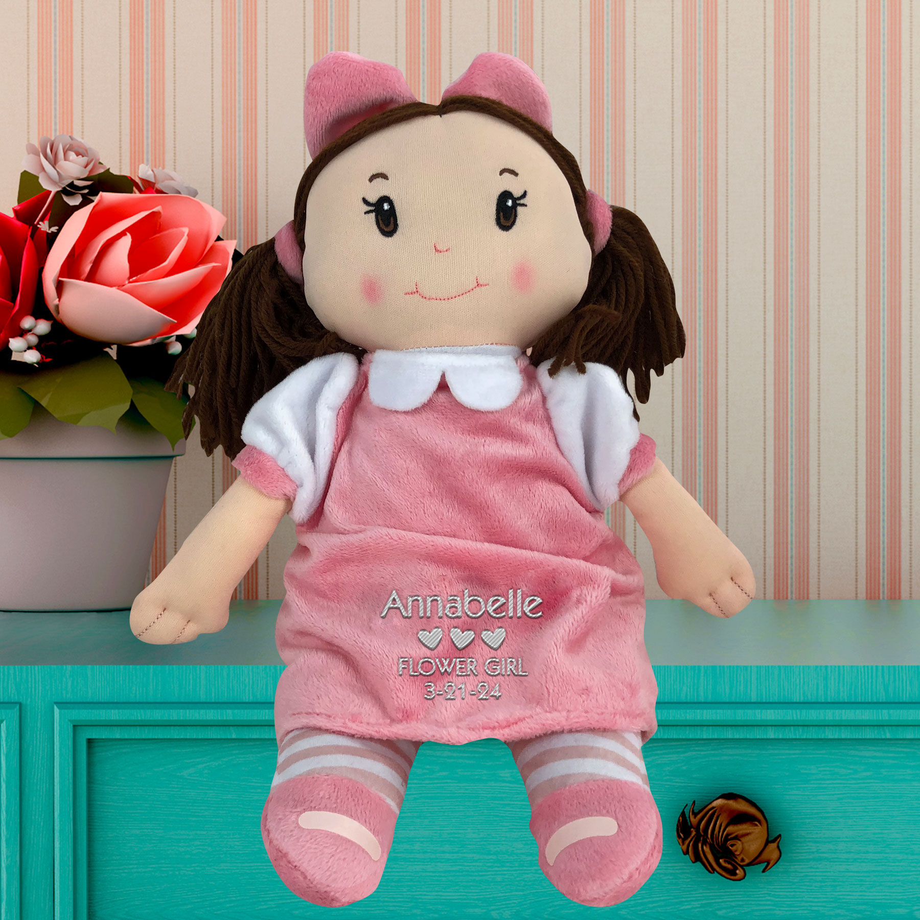 Flower girl stuffed animal sales