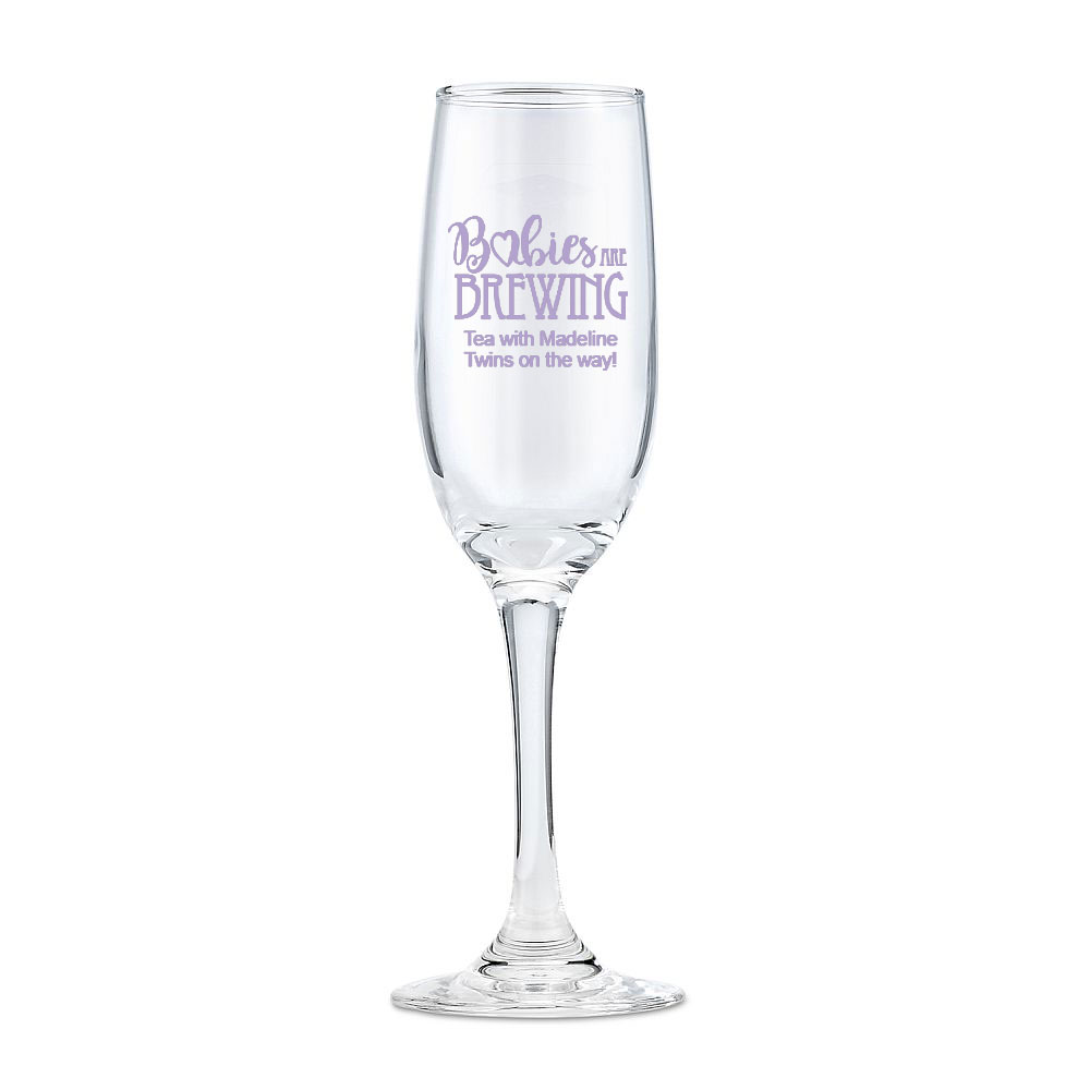 Anchor Monogram Stemless Champagne Flutes & Wine Glasses