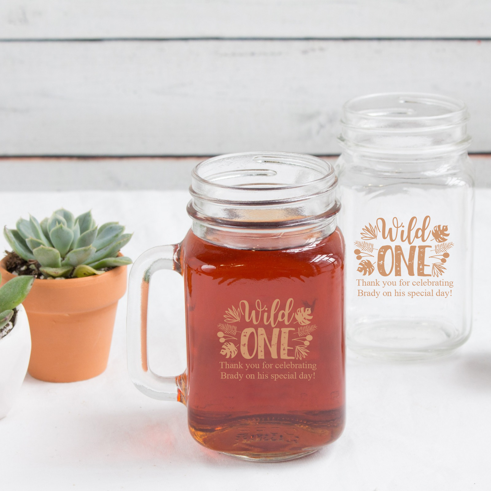 Friendship Thank You For Standing By My Side - Personalized Mason Jar –  Macorner