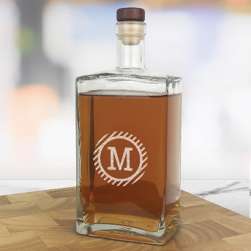 Engraved Vintage Style Decanter Lxxx386