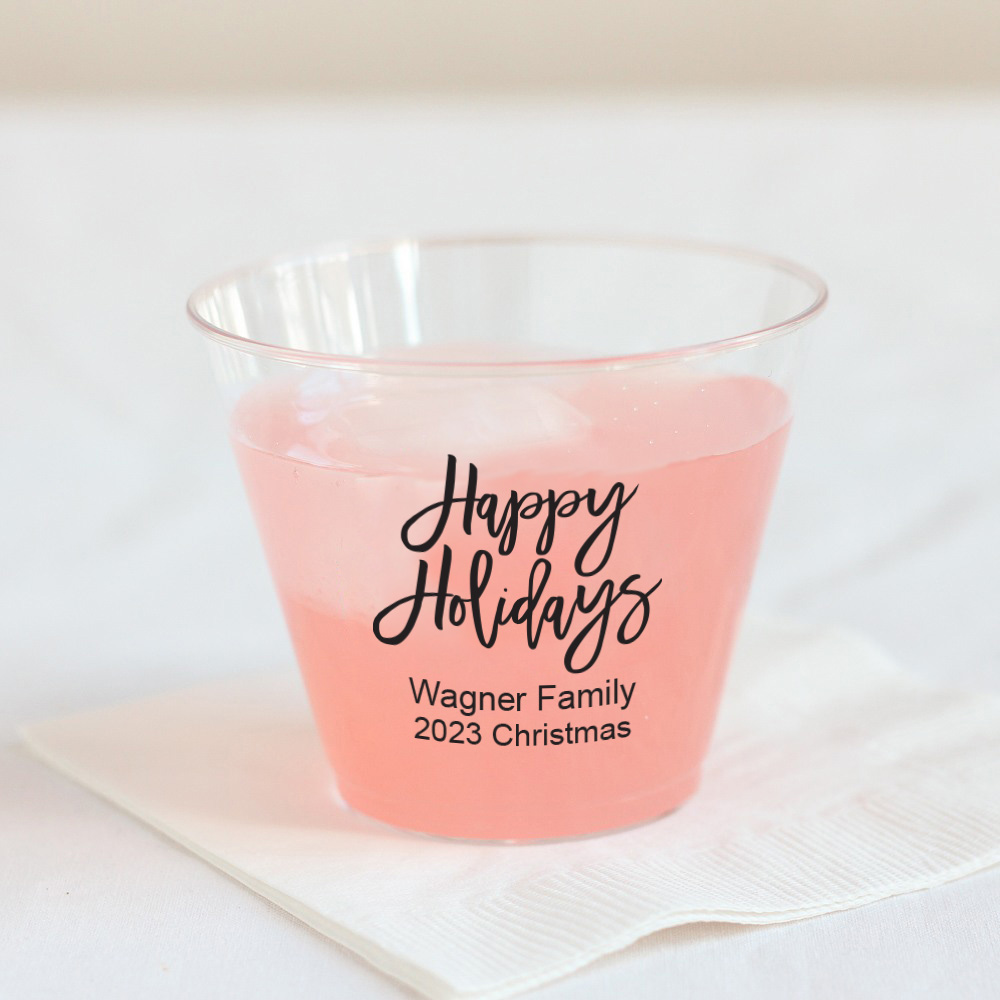 Custom Engagement Party Cups, Personalized Clear Plastic Cups, Casual  Wedding, Soft Plastic Cups, Rehearsal Dinner Party Decor, Beer Cups 