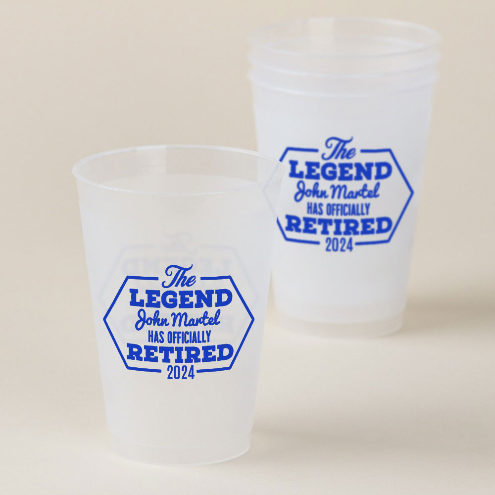 Navy Blue Plastic Cups 16 oz 50 ct | Litin Party Value