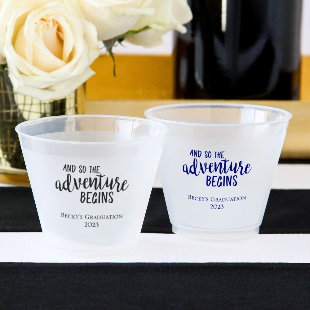 Personalized Frosted Plastic Cups | Beau-coup